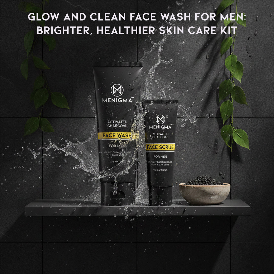 Glow and Clean Face Wash for Men: Brighter, Healthier Skin Care Kit