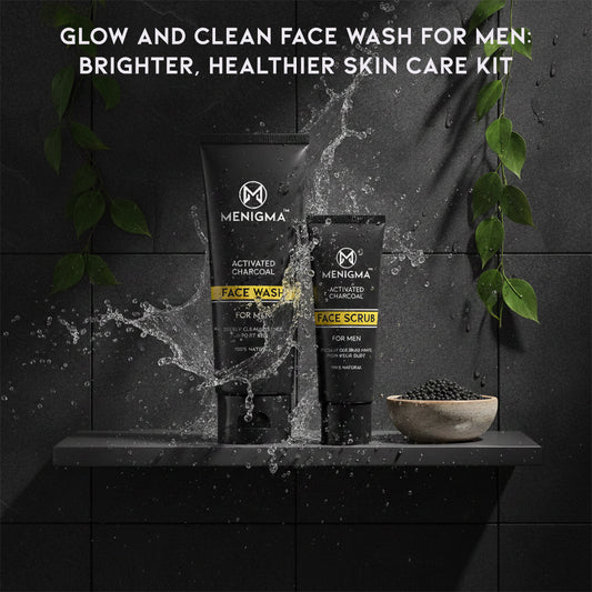 Glow and Clean Face Wash for Men: Brighter, Healthier Skin Care Kit