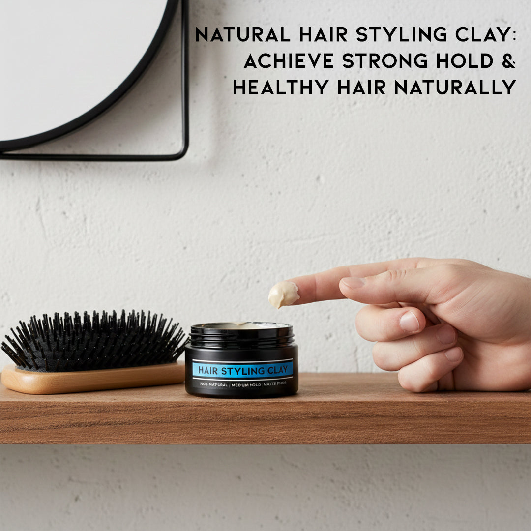 Natural Hair Styling Clay: Achieve Strong Hold &amp; Healthy Hair Naturally
