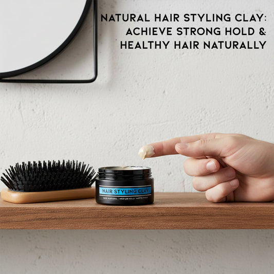 Natural Hair Styling Clay: Achieve Strong Hold &amp; Healthy Hair Naturally