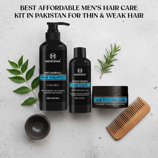 Best Affordable Men’s Hair Care Kit in Pakistan for Thin & Weak Hair