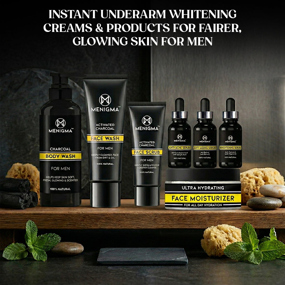 Instant Underarm Whitening Creams & Products for Fairer, Glowing Skin for Men