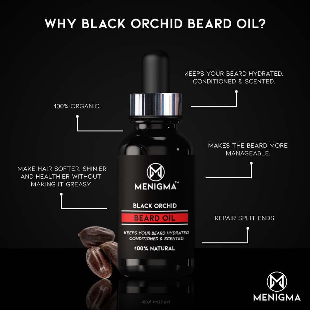 Black Orchid Beard Oil - With Greek Seduction