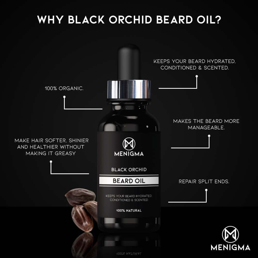 Black Orchid Beard Oil - With Greek Seduction